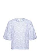 Minus Msastra Short Sleeve Blouse Blå
