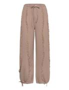 Brixtol Textiles Kirsten Trousers Distressed Beige