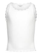 Rosemunde Kids Rkbalta Sl Short Lace Top Vit