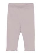 Huttelihut Leggings Rib Rosa