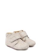 Pom Pom Beginners? Velcro Print Beige