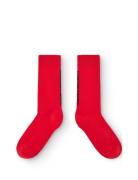 THE ANIMALS OBSERVATORY Snail Kid Socks Red Röd