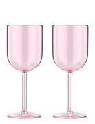 Studio About Wine Glass, Tall Rosa
