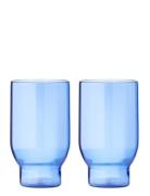 Studio About Water Glass, Tall Blå