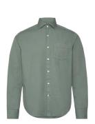 Oscar Jacobson Reg Fit Wide Spread C Gd Twill Grön