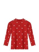 Fliink Kelly Puff Ls Blouse Röd