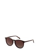 Pilgrim Sahara Recycled Sunglasses Tortoise Brown Brun
