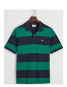 GANT Block Stripe Polo Grön