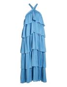 Vila Vifiluka H/N S/L Ankle Dress/Dc/R/Bfs Blå