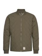 Fat Moose Camp Quilt Jacket Khaki Green