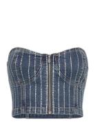 ABRAND Academia Bustier Petra Diamante Mid Vintage Indigo Blå
