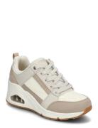 Skechers Women Uno Wedge Everything Nice Beige