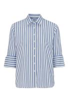 Newhouse Mimmi Striped Shirt Blå