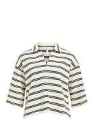 Object Objselma Lo 3/4 Polo Top 139 Beige