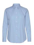 Lauren Ralph Lauren Easy Care Stretch Cotton Shirt Blå