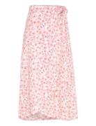 A-View Peony Wrap Skirt Rosa