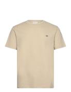 GANT Pique Ss T-Shirt Beige