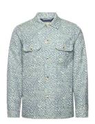 Scotch & Soda Lightweight Jacquard Overshirt Multi/patterned