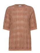 Twist & Tango Uma Crochet Tee Brun