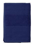 Juna Check Towel 70X140 Cm Navy Blue Blå