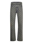 Daily Paper Shield Laser Washed Jeans Blå