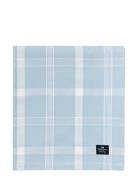 Lexington Home Checked Recycled Cotton Oxford Tablecloth Blå