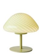 Halo Design Mini Mush Table Lamp, Glass Head, Metal Base Grön