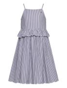 Tommy Hilfiger Striped Strap Dress Slvls Blå