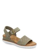 Skechers Womens Bobs Desert Kiss Sandal Svart