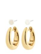 Pilgrim Starlight Earrings 2-In-1 Set Guld