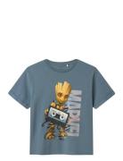 Name It Nkmmacro Gotg Nreg Ss Top Box Mar Blå