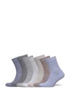 Lindex Sock 7 P Blue Neutral Colours Blå