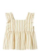 Name It Nkfherdon Cap Sl Top Beige