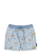 Mikk-line Swim Shorts Aop Blå