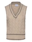 Noella Gio Knit Vest Beige