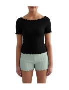 Aim´n Tulip Short Sleeve Top Svart