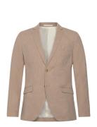 Jack & J S Jprriviera Linen Blazer Slim Fit Sn Beige