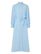 YAS Yasyamina Ls Long Shirt Dress S. Blå