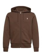Polo Ralph Lauren Double-Knit Full-Zip Hoodie Brun