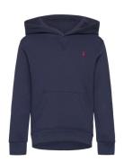 Ralph Lauren Kids Fleece Hoodie Marinblå