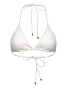Lindex Swim Bra Triangle Elle Broderi Vit