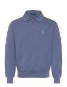 Polo Ralph Lauren Loopback Fleece Quarter-Zip Sweatshirt Blå
