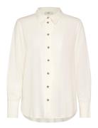 JDY Jdysay L/S Linen Loose Shirt Wvn Noos Vit