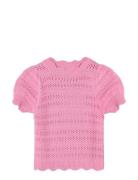 Fliink Magic Ss Puff Blouse Rosa