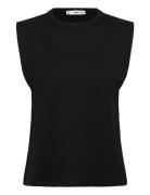 Mango Short-Sleeved Cotton T-Shirt Svart