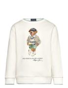 Ralph Lauren Kids Polo Bear Fleece Sweatshirt Vit