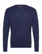 Polo Ralph Lauren Cable-Knit Cotton Sweater Blå
