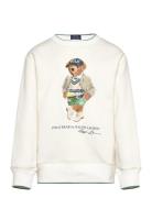 Ralph Lauren Kids Polo Bear Fleece Sweatshirt Vit