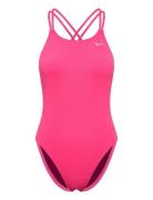 NIKE SWIM Nike Hydrastrong Solid Spiderback Piece Rosa