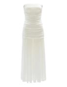 Bardot Solana Mesh Maxi Dress Vit